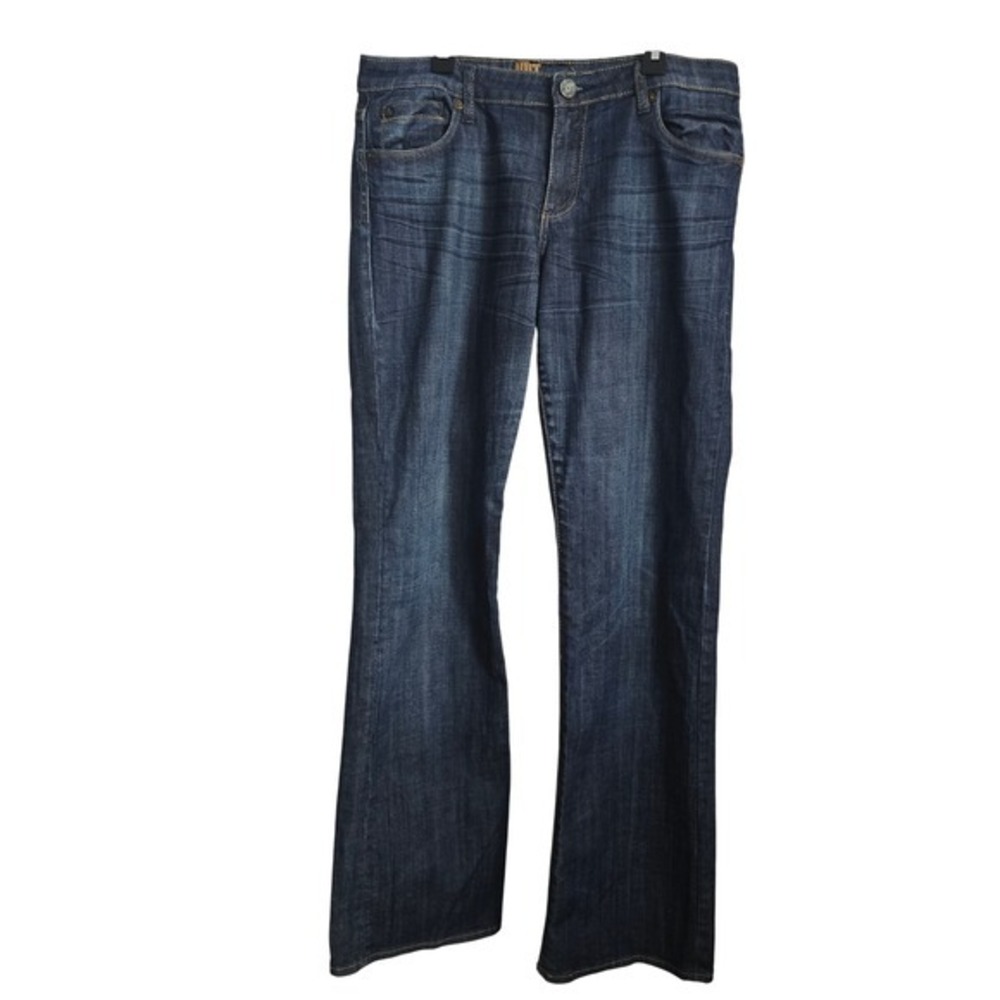 Kut from the Kloth Womens Size 10 Dark Wash Bootcut Jeans‎ Blue Denim Stretch